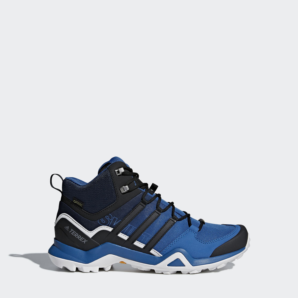 Adidas Terrex Swift R2 Mid Gtx - ορειβατικα παπουτσια ανδρικα - Μπλε/Μαυρα/Γκρι,Μέγεθος: EU 36 – 54